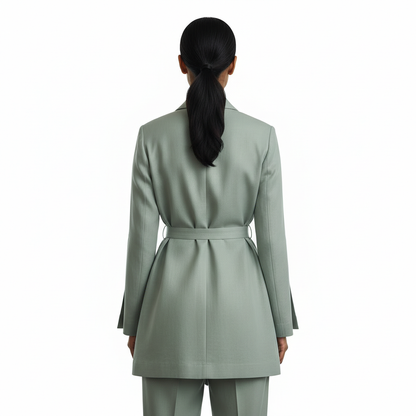Premium Summer Blazer for Women | Breathable Linen-Silk Workwear