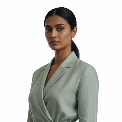 Premium Summer Blazer for Women | Breathable Linen-Silk Workwear