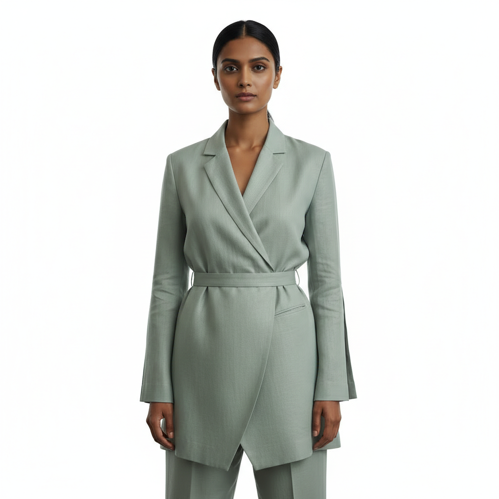 Premium Summer Blazer for Women | Breathable Linen-Silk Workwear
