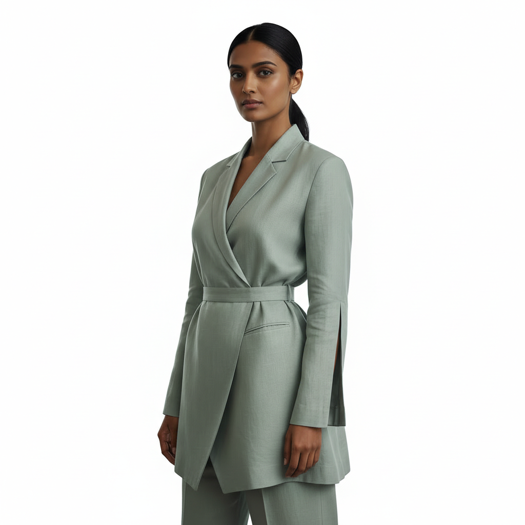 Premium Summer Blazer for Women | Breathable Linen-Silk Workwear