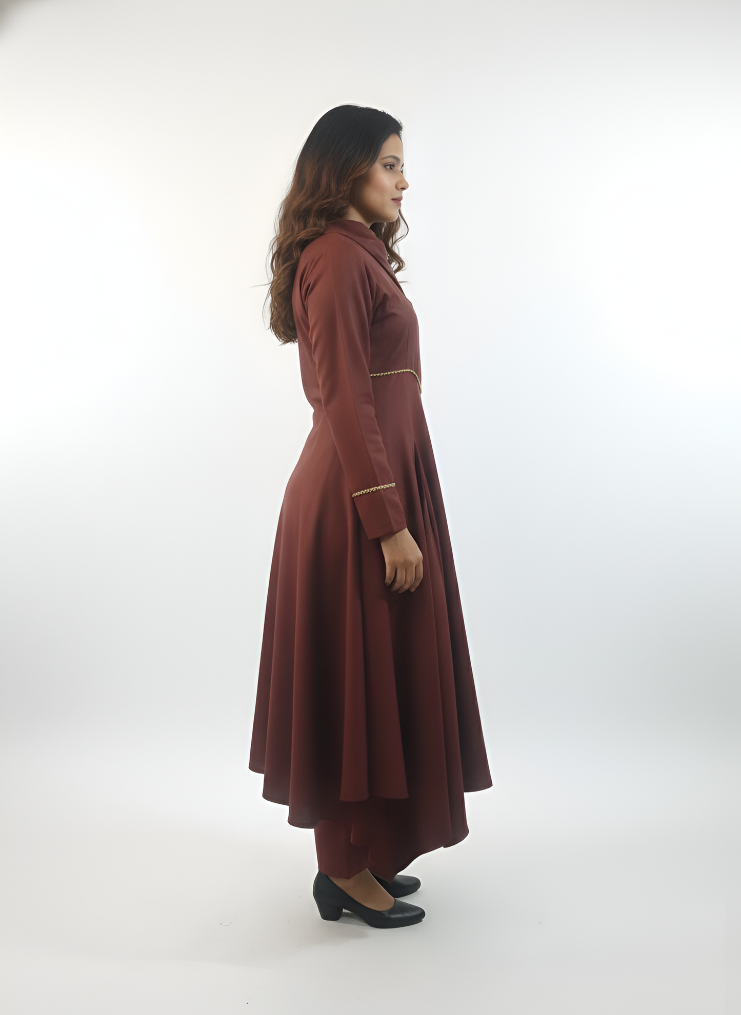 Asymmetric Kurti Set – Elegant Office & Festive Wear