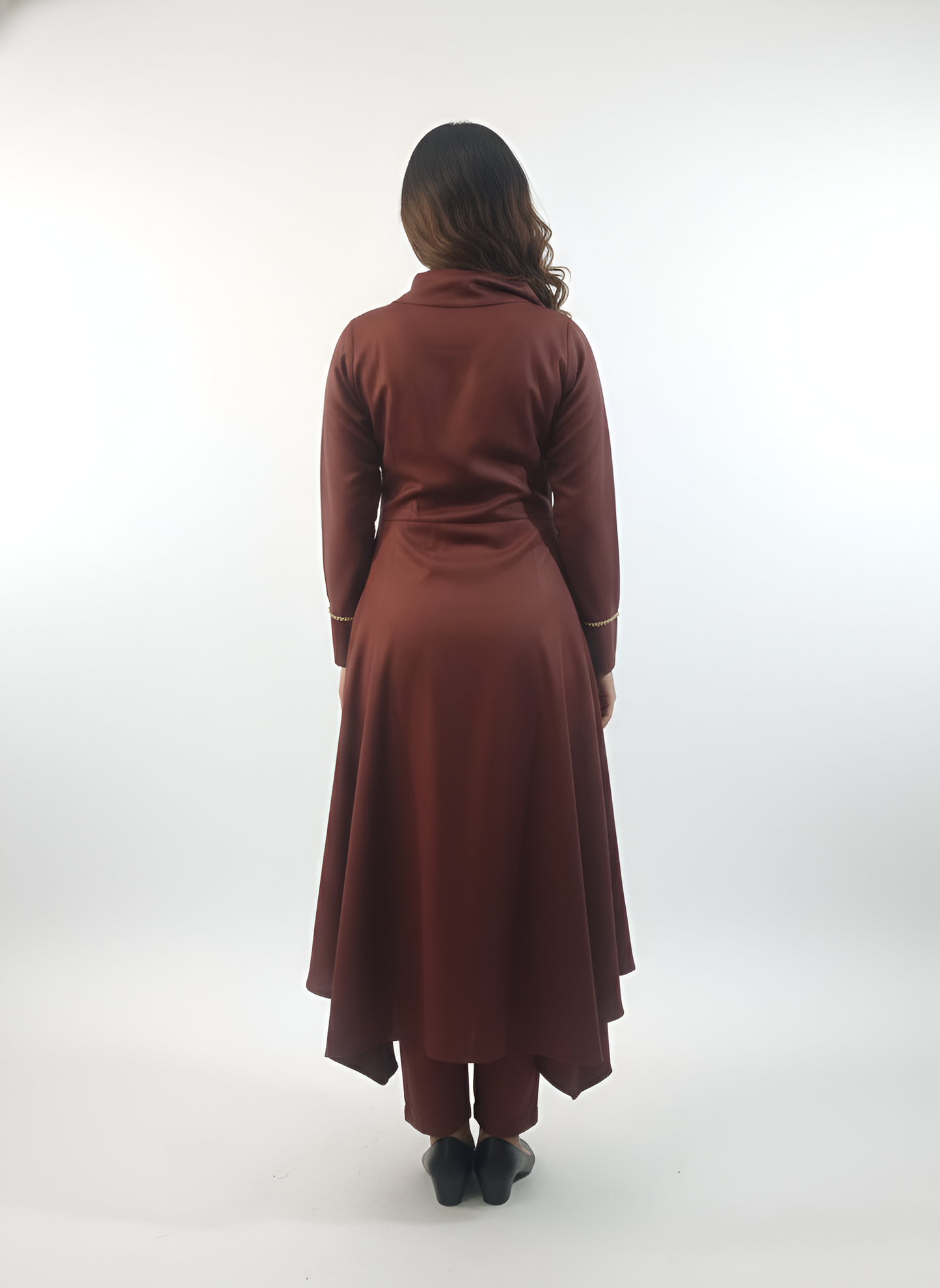 Asymmetric Kurti Set – Elegant Office & Festive Wear